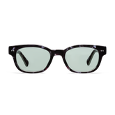 Keaton Readers READING GLASSES LOOK OPTIC Reader (Shiny Black Tortoise - Green Tint) 1.00