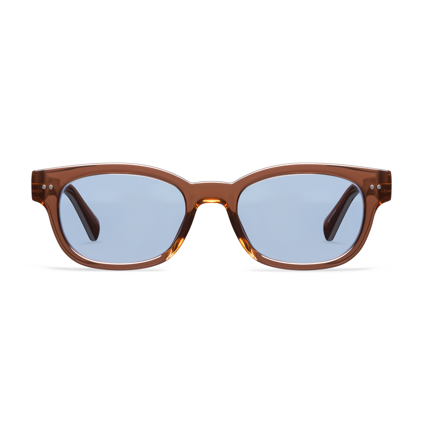Keaton Readers READING GLASSES LOOK OPTIC Reader Shiny Cinnamon - Blue Tint 1.00