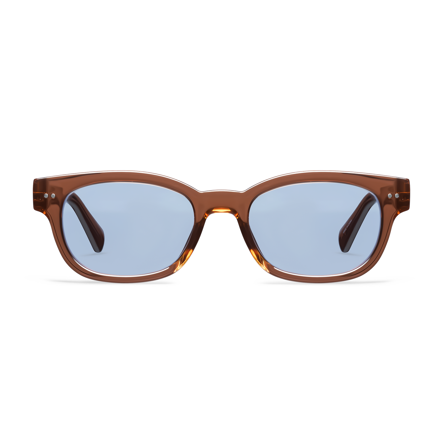Keaton Readers READING GLASSES LOOK OPTIC Reader Shiny Cinnamon - Blue Tint 1.00
