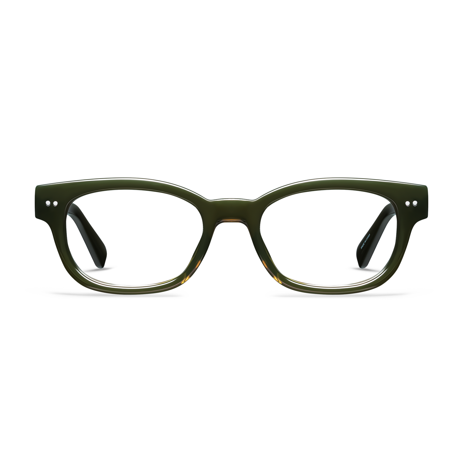 Keaton Readers READING GLASSES LOOK OPTIC Reader (Shiny Forest Green) 1.00