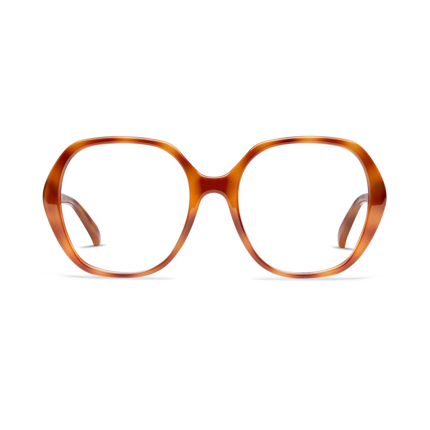 Linda Readers READING GLASSES LOOK OPTIC Reader Shiny Vintage Tortoise 1.00