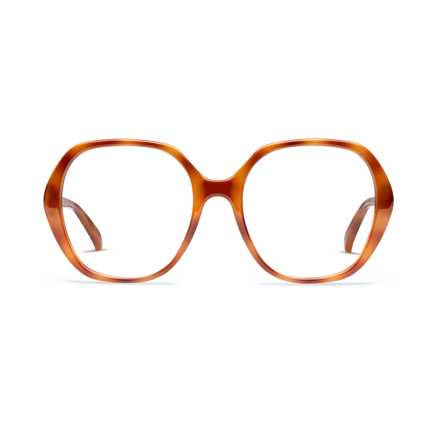 Linda Readers READING GLASSES LOOK OPTIC Reader Shiny Vintage Tortoise 1.00
