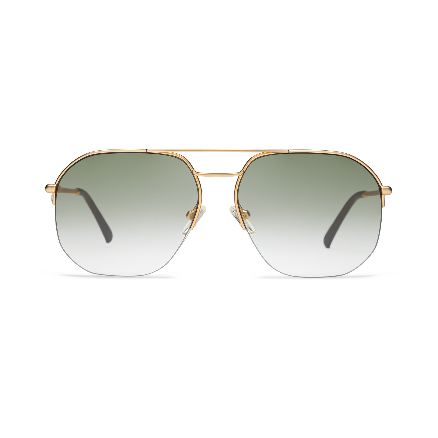 Muse-M Tints Sunglasses LOOK OPTIC Gold Green Gradient Tint No Magnification