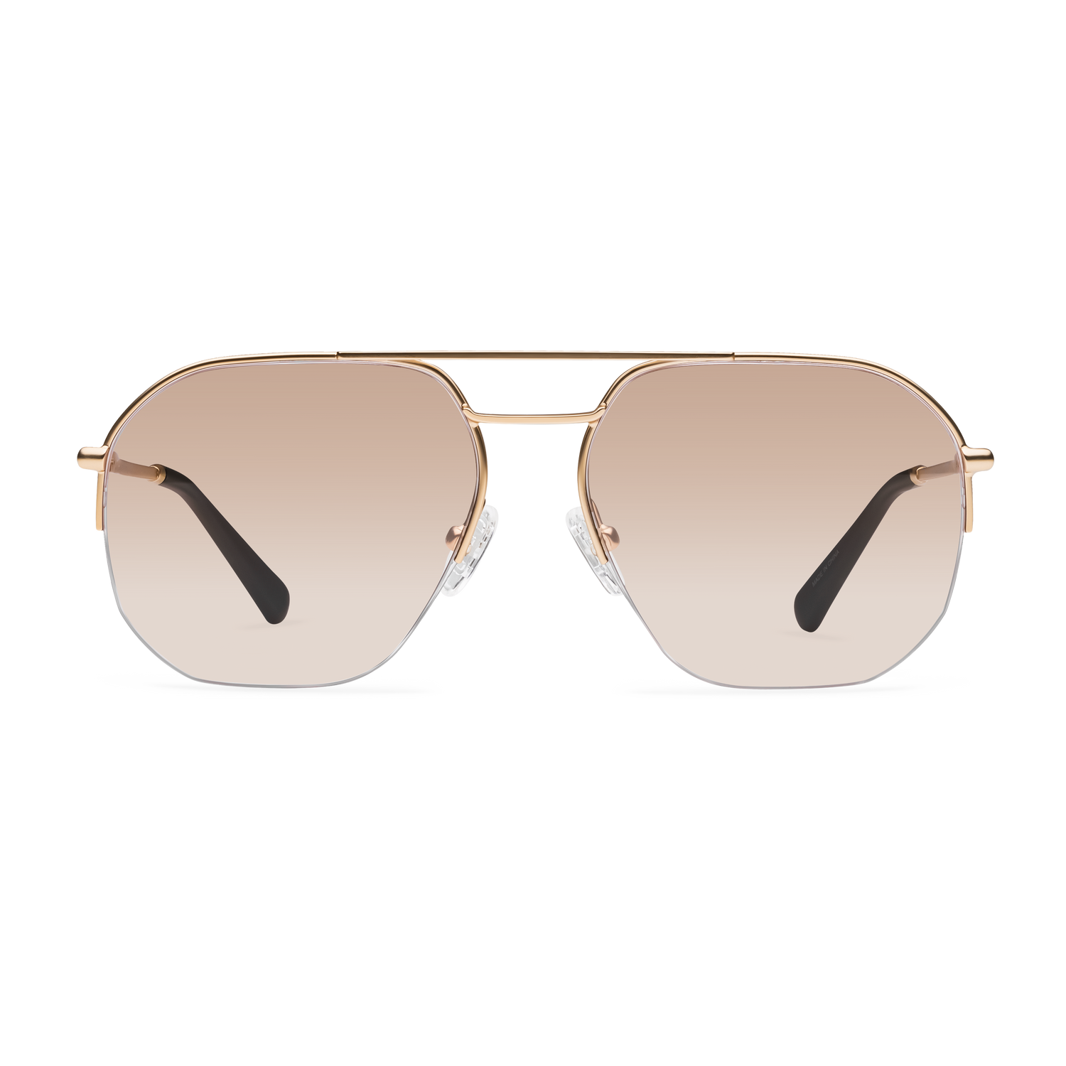 Muse Readers READING GLASSES LOOK OPTIC Reader (Shiny Rose Gold Brown Gradient) +1.00