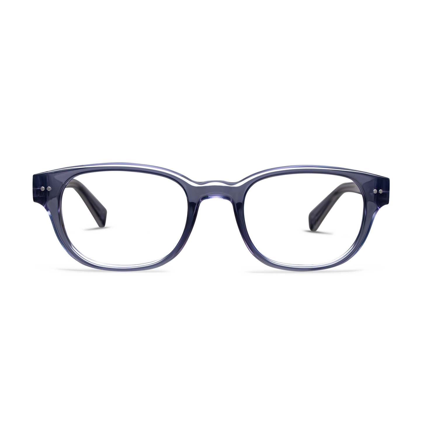 Bond Readers READING GLASSES LOOK OPTIC Shiny Grey Blue +1.00 
