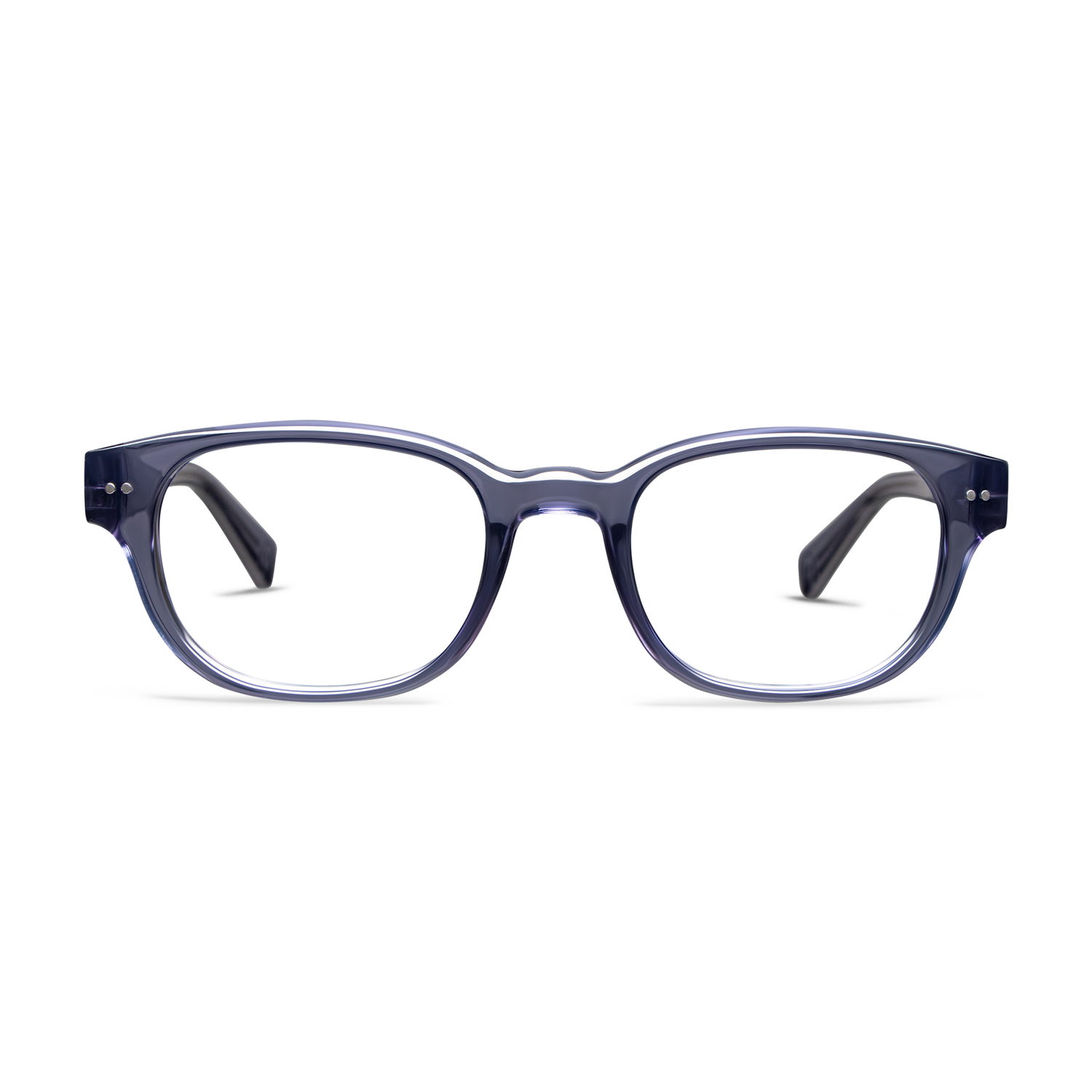 Bond Readers READING GLASSES LOOK OPTIC Shiny Grey Blue +1.00 